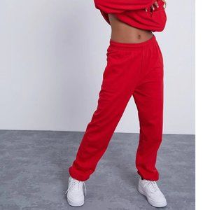 Red Ultimate Oversized Joggers